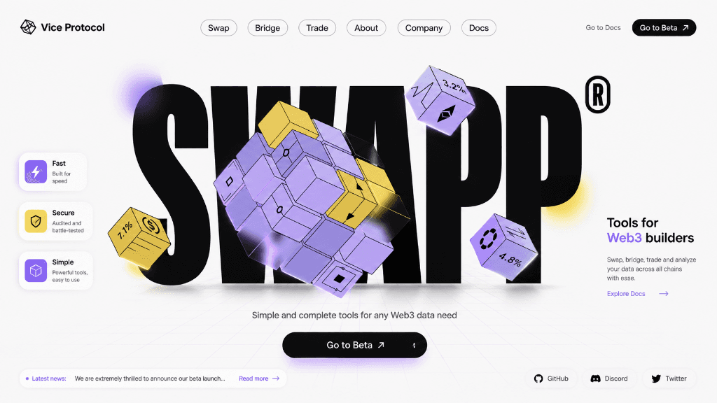 Vice Protocol Web App